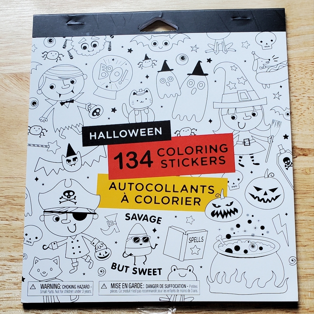Halloween Coloring Stickers By American Greetings